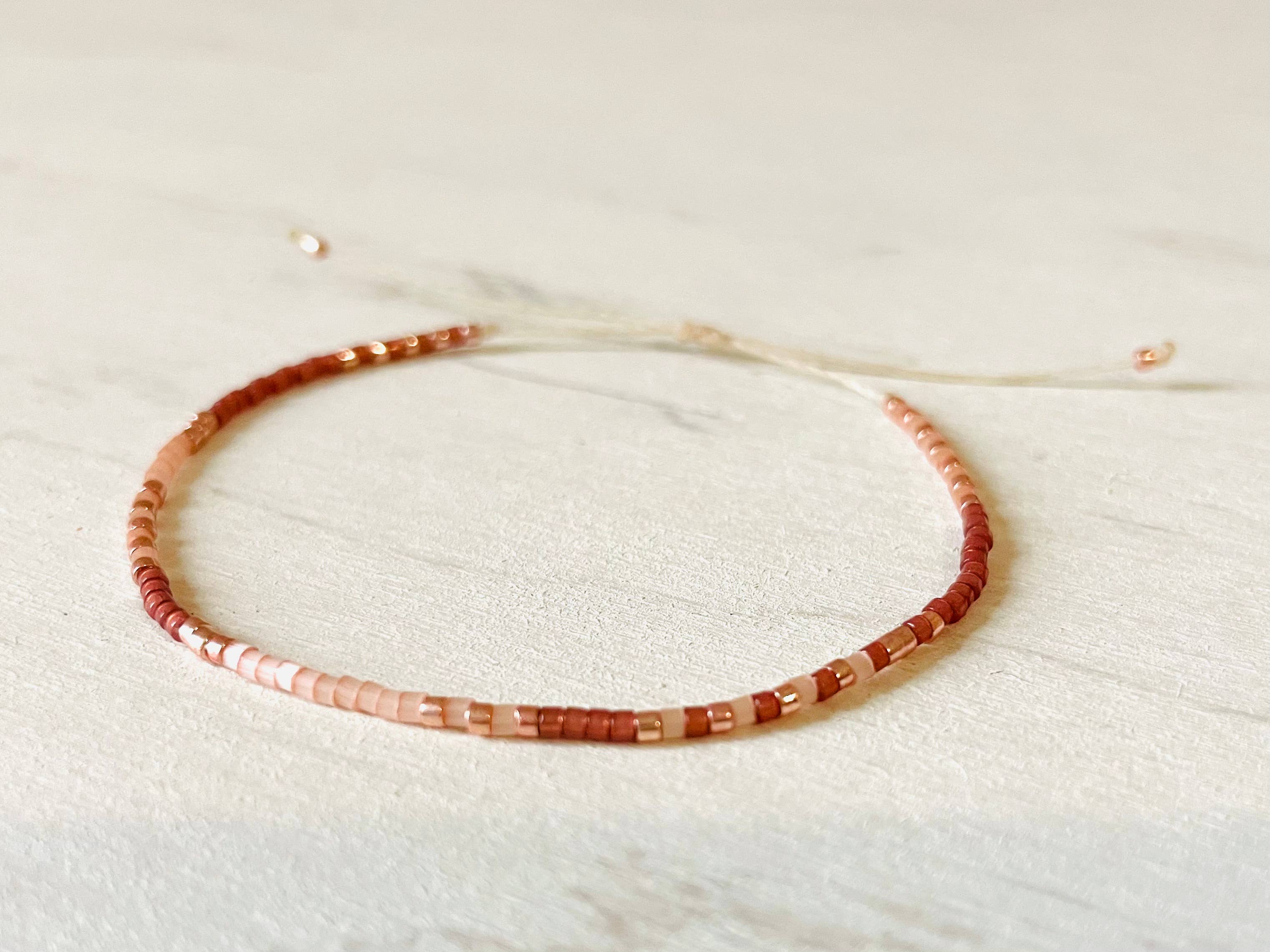 Verstelbare Miyuki-armband - Zaadkraal 110