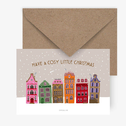 Postcard - Christmas Houses - Harman Shop & Atelier