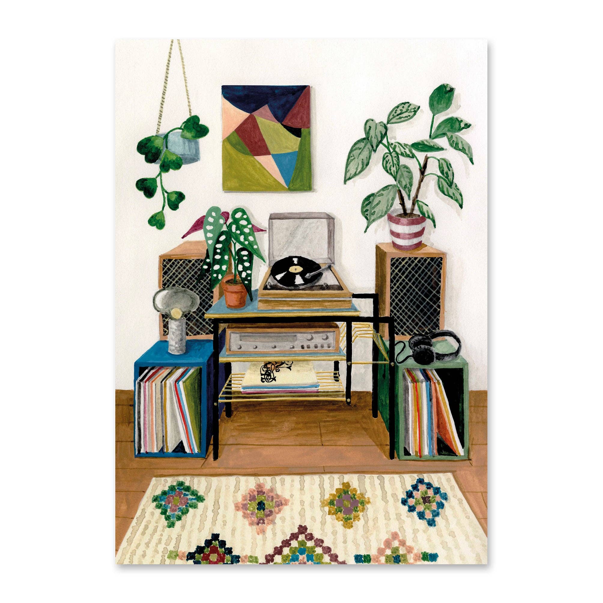 Postcard - Jungle Vinyl - Harman Shop & Atelier