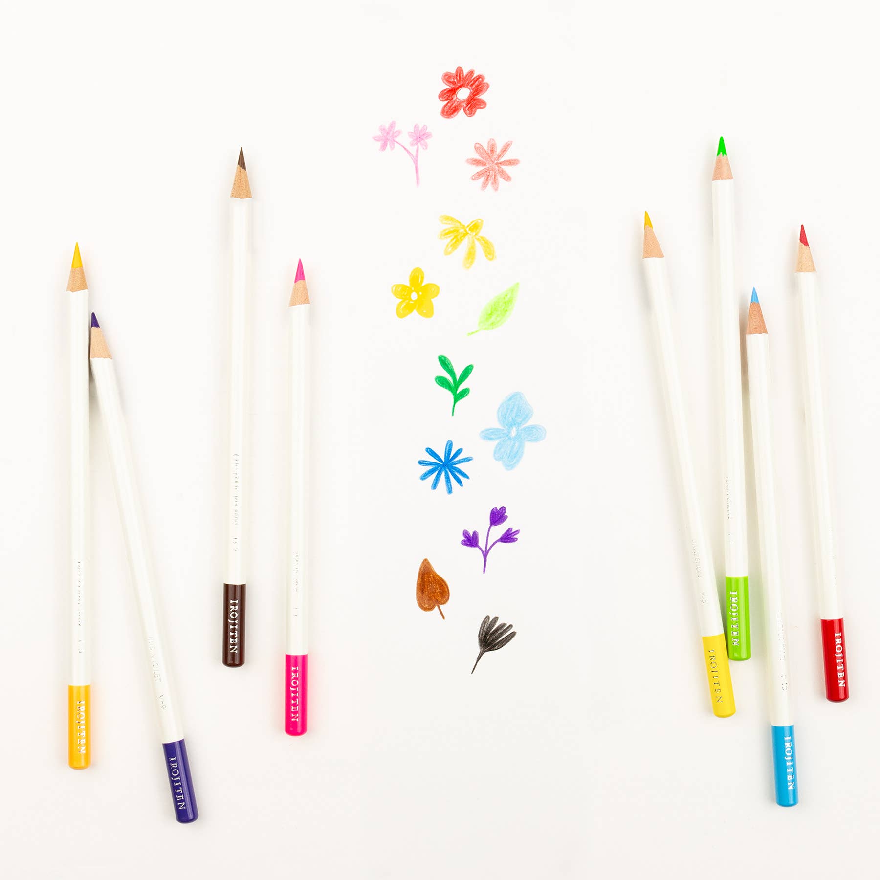 Tombow IROJITEN - 10 Color Set: Vivid Tone 1 - Harman Shop & Atelier