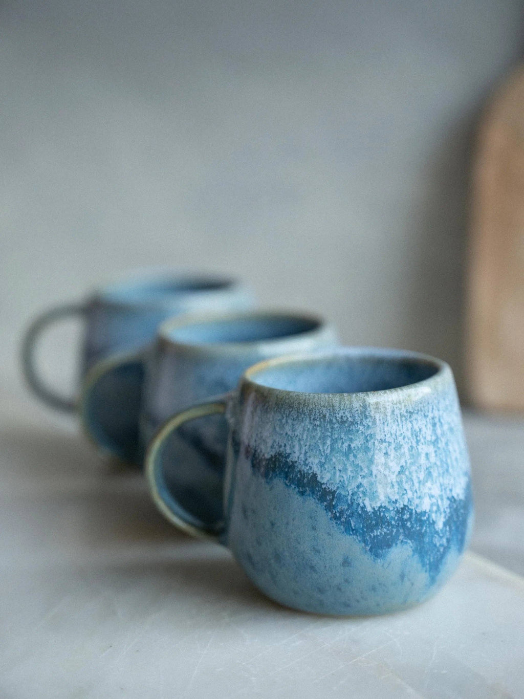 Handmade Coffee Cup - Ocean - Blue - 100ml - Harman Shop & Atelier