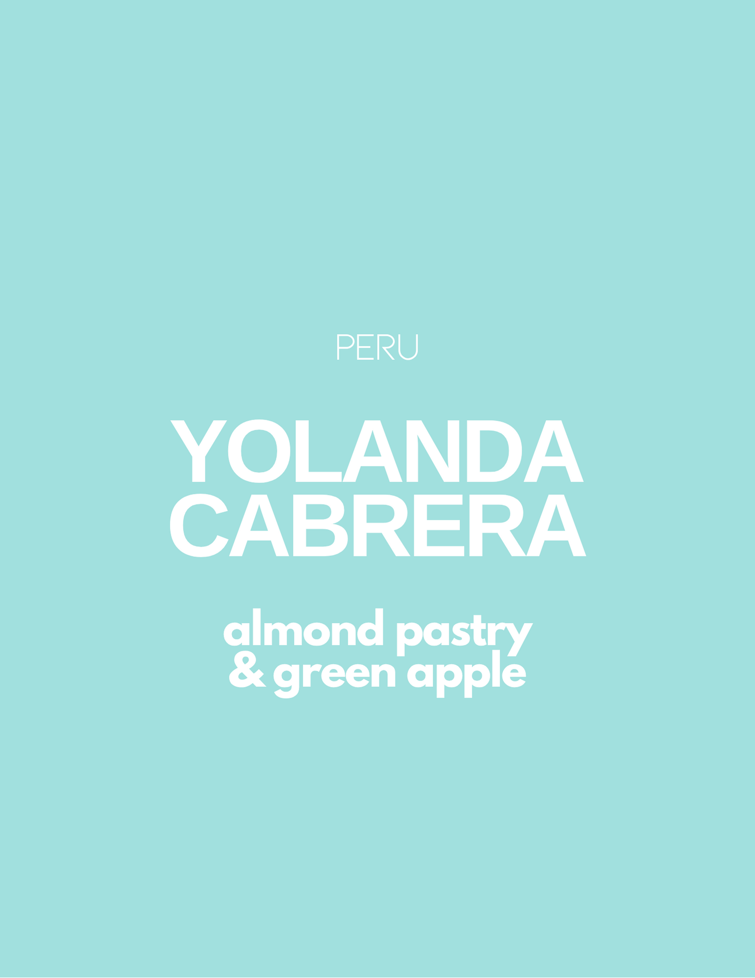 Koffiebonen - Peru - Yolanda Cabrera - 250G - Espresso Roast