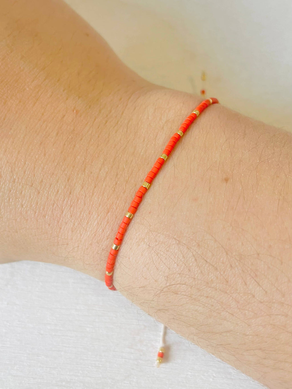 Adjustable Miyuki Bracelet - Rocaille - 0123 - Harman Shop & Atelier