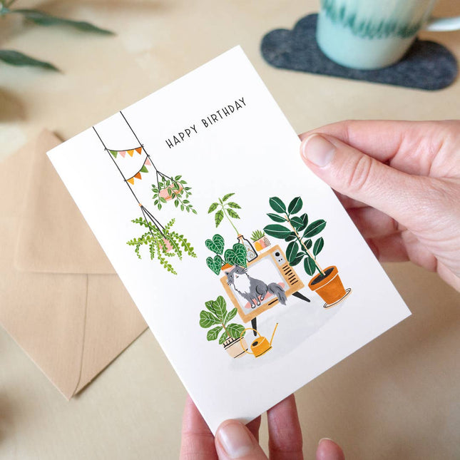 Plants Happy Birthday Card - Harman Shop & Atelier