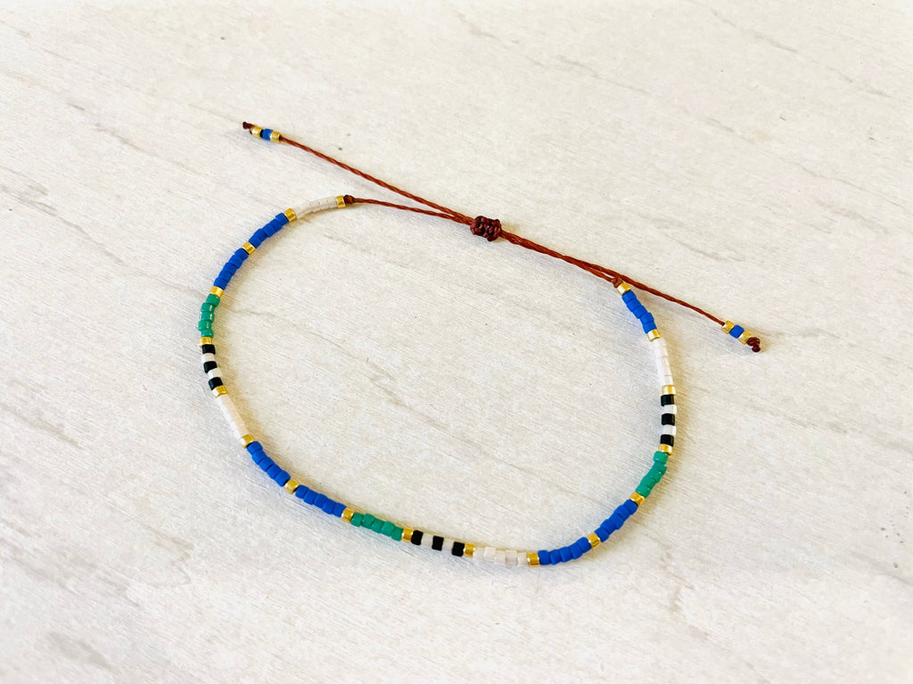 Adjustable Miyuki Bracelet - Seed Bead - 118 - Harman Shop & Atelier