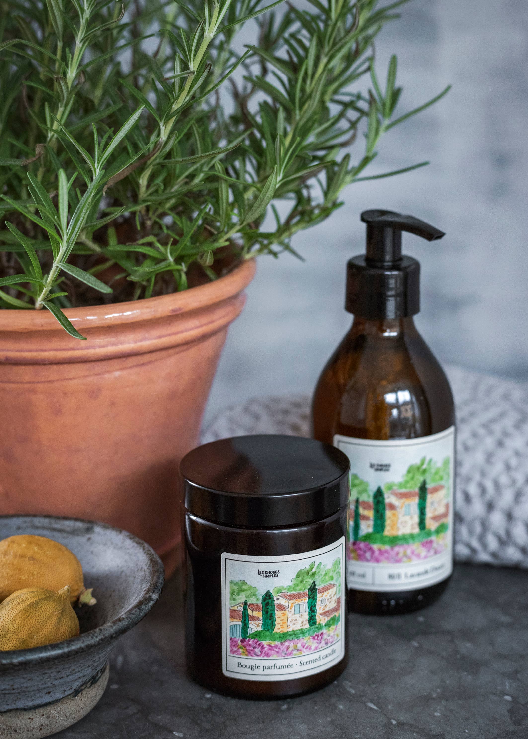 Medium Scented Soy - Wax Candle - Lavender Fields