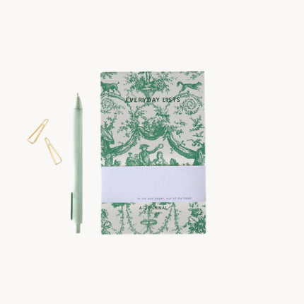 Notepad - Toile de Jouy - Green - Harman Shop & Atelier