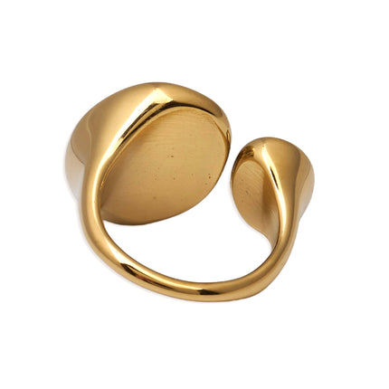 Adjustable Ring with Mineral Stones