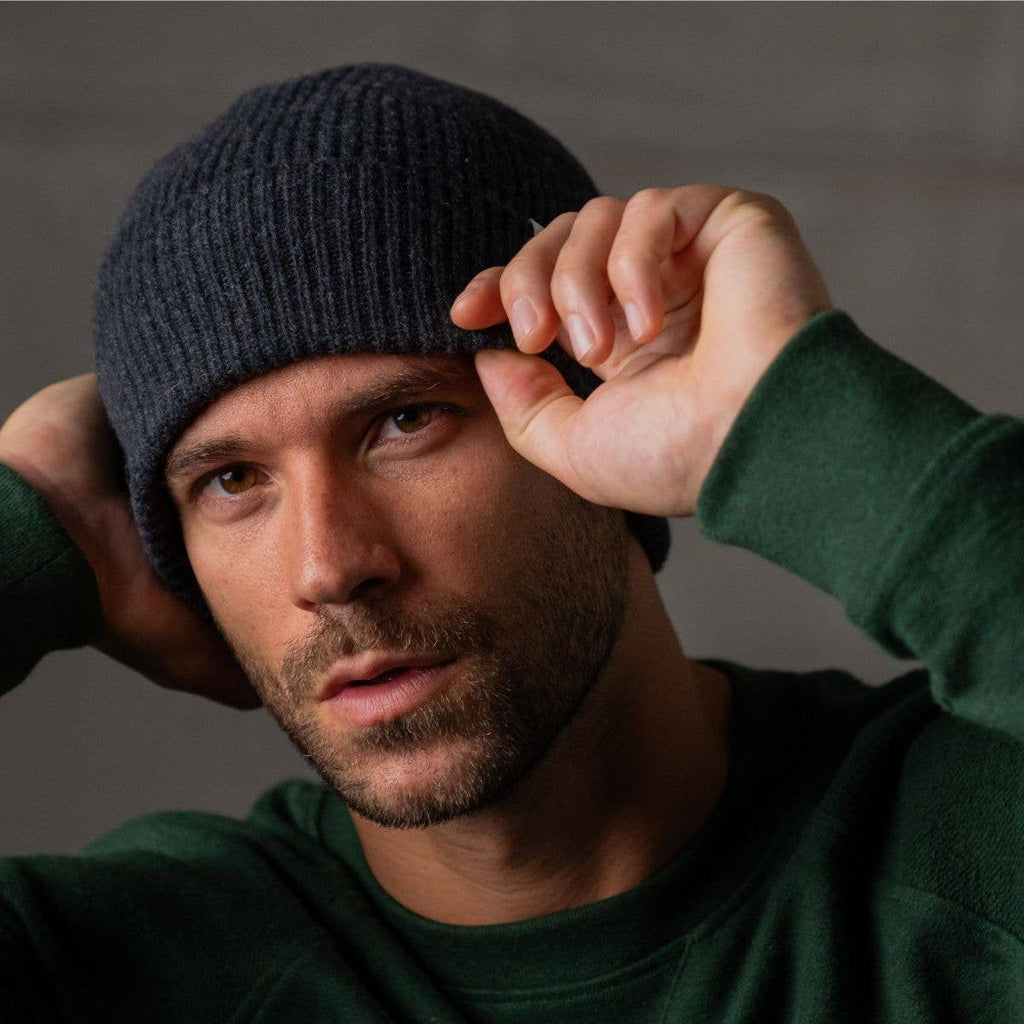 Unisex Wool Beanie - Dark Grey - Harman Shop & Atelier