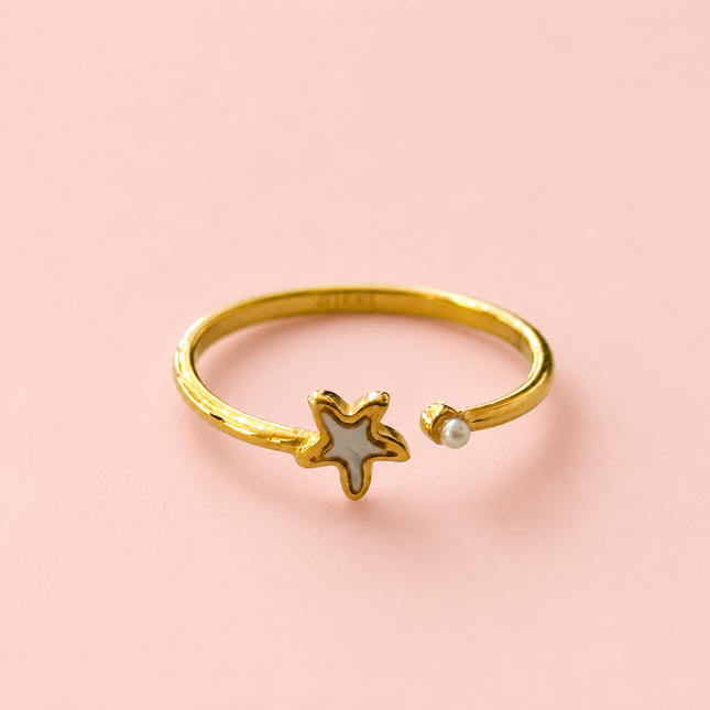 Stainless Steel Ring - Starfish