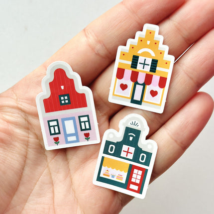Dutch Houses Sticker Set