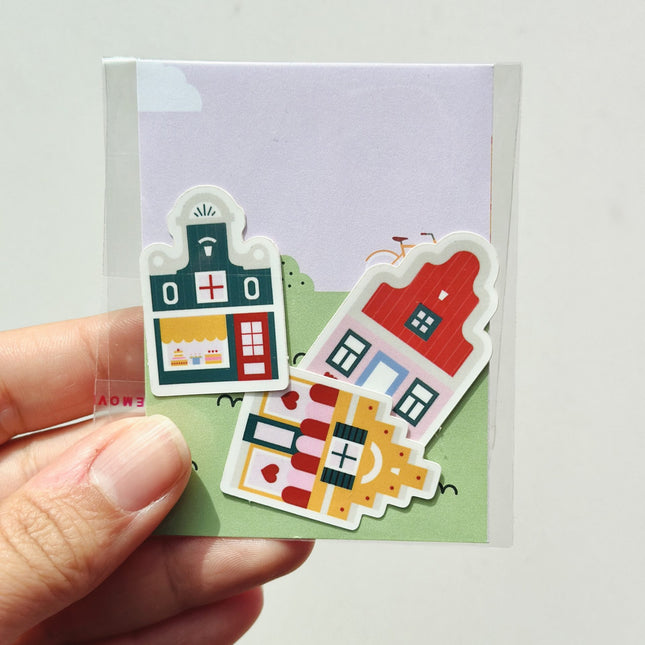 Dutch Houses Sticker Set