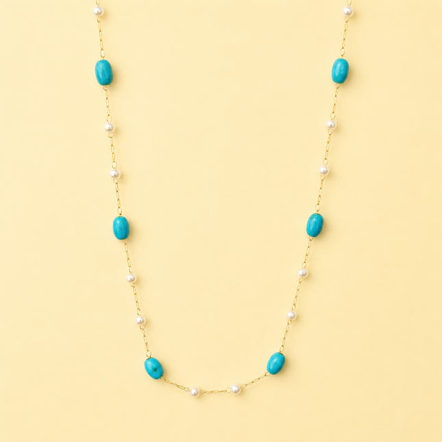 Stainless Steel Necklace - Arata Bohem Summer