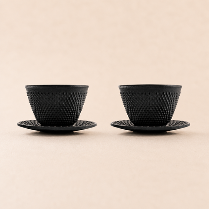 Set 2+2 Classic Tea Cups And Saucers