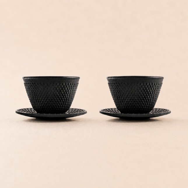 Set 2+2 Classic Tea Cups And Saucers