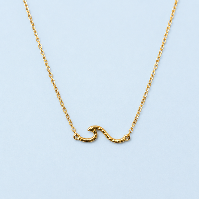 Stainless Steel Necklace - The Wave
